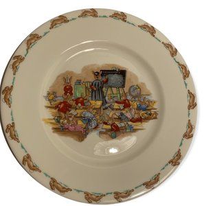 Royal Doulton Bunnykins Salad Plate CLASSROOM Fine Bone China England